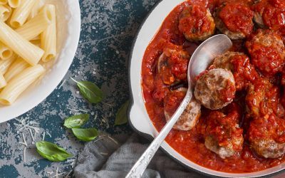 Albóndigas de pollo con jitomate