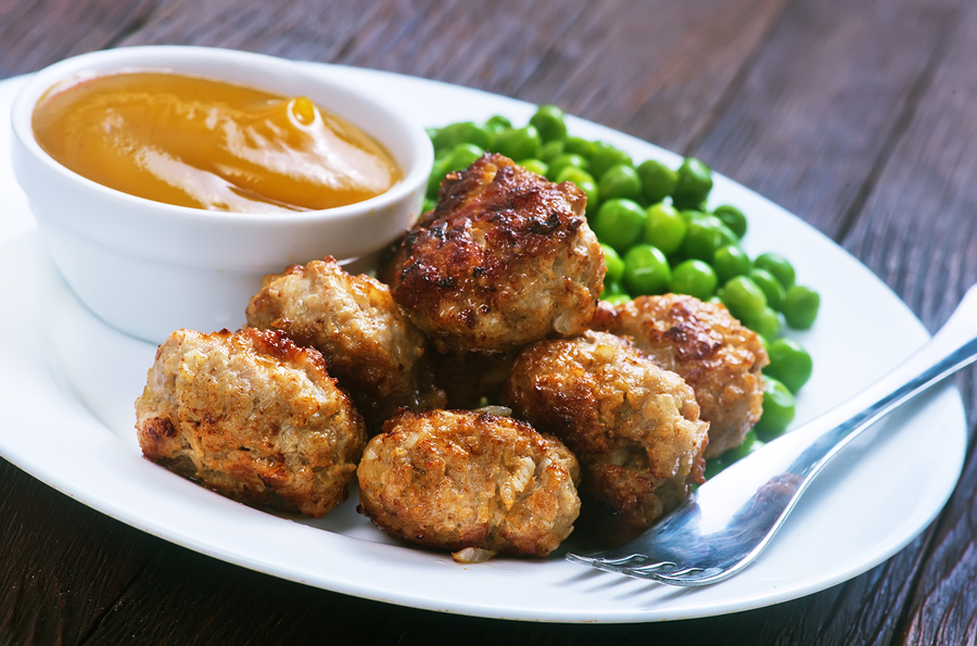 Albondigas de arroz integral