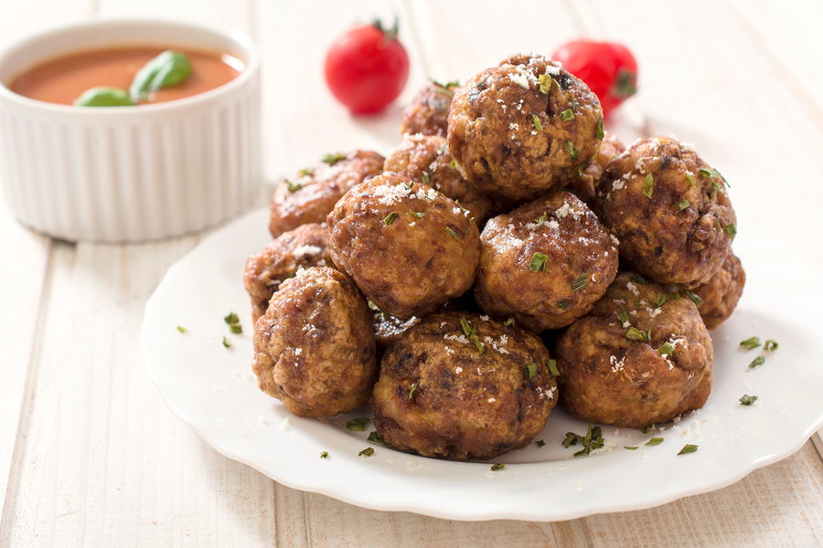 Albóndigas de tofu con curry