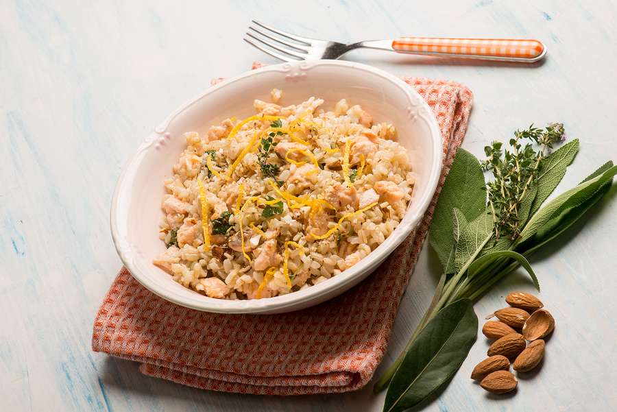 Arroz con almendras