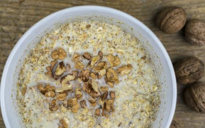 Avena con germen de soya y nueces