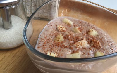 Avena con manzana