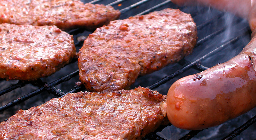 Carne asada con salchicha