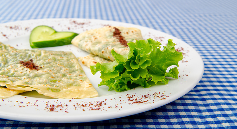 Claras con verduras