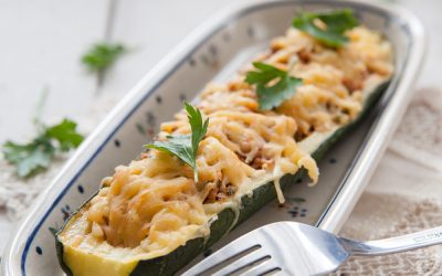 Calabacitas con pavo y panela