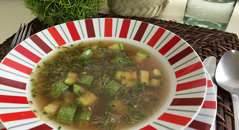 Caldo de germen de brócoli