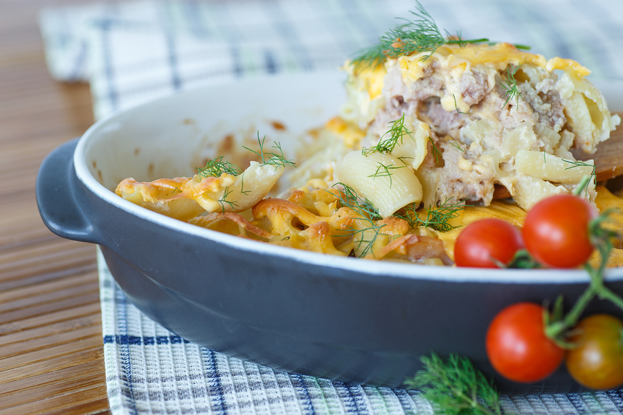 Cazuela de pasta de soya