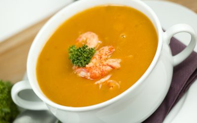 Crema de camarón