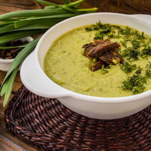 Crema de chícharos