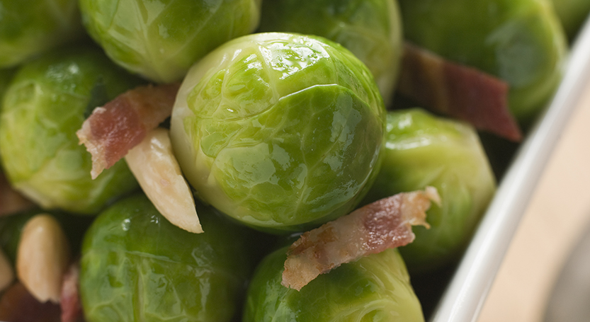 Ensalada de col de bruselas