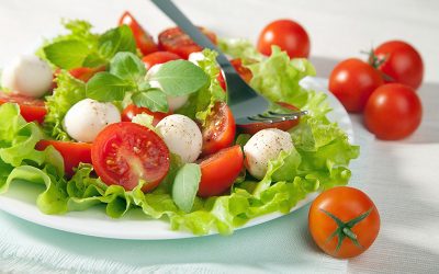 Ensalada de lechuga y jitomate