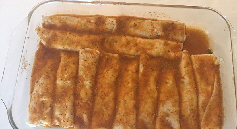 Enchiladas de jocoque