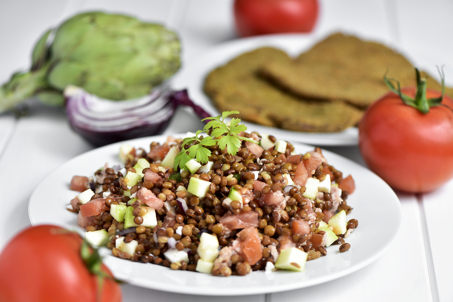 Ensalada de lentejas