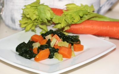 Zanahorias con espinacas