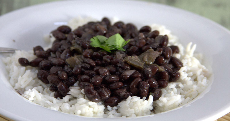 Arroz con frijol