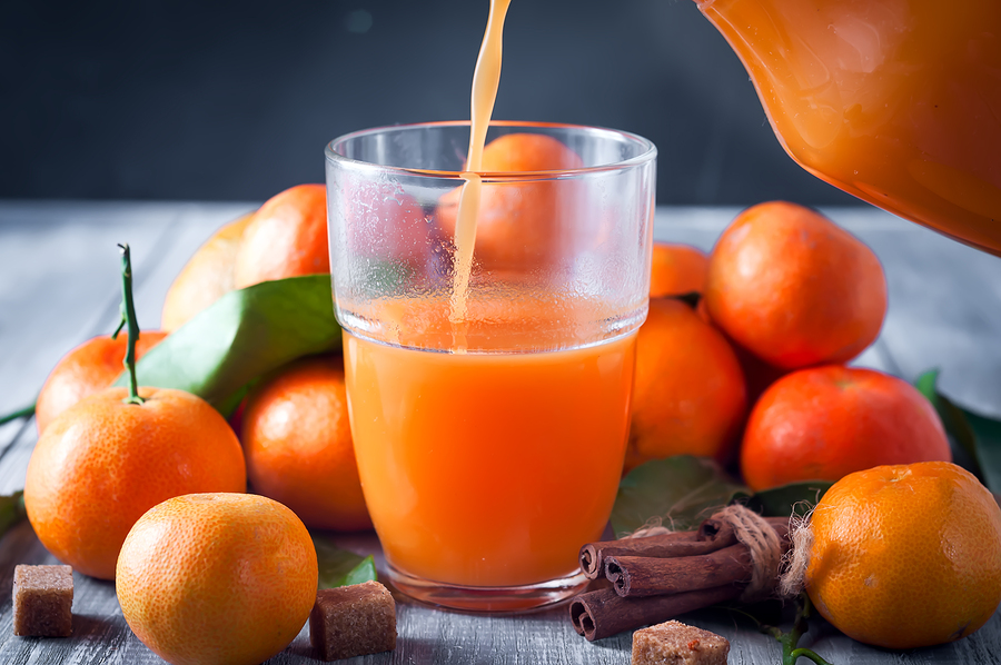 Jugo de mandarina