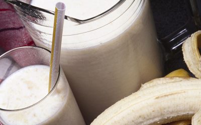Licuado de yogurt con Plátano
