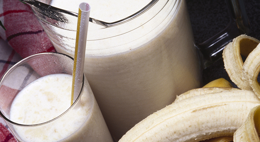 Licuado de yogurt con Plátano