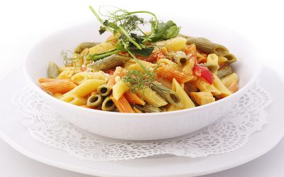 Pasta con aceite de oliva