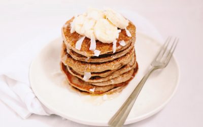 Panqueques de plátano sin gluten