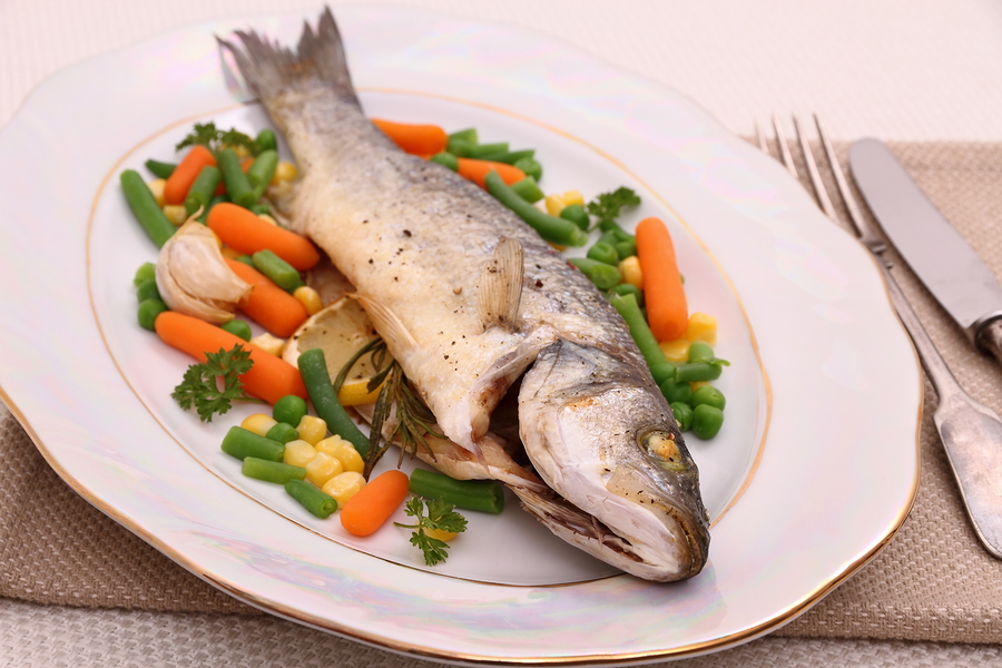 Pescado relleno de verduras - Vidactual