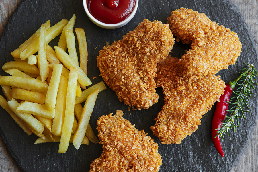 Pollo empanizado con avena - Vidactual