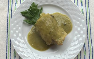 Pollo en salsa verde