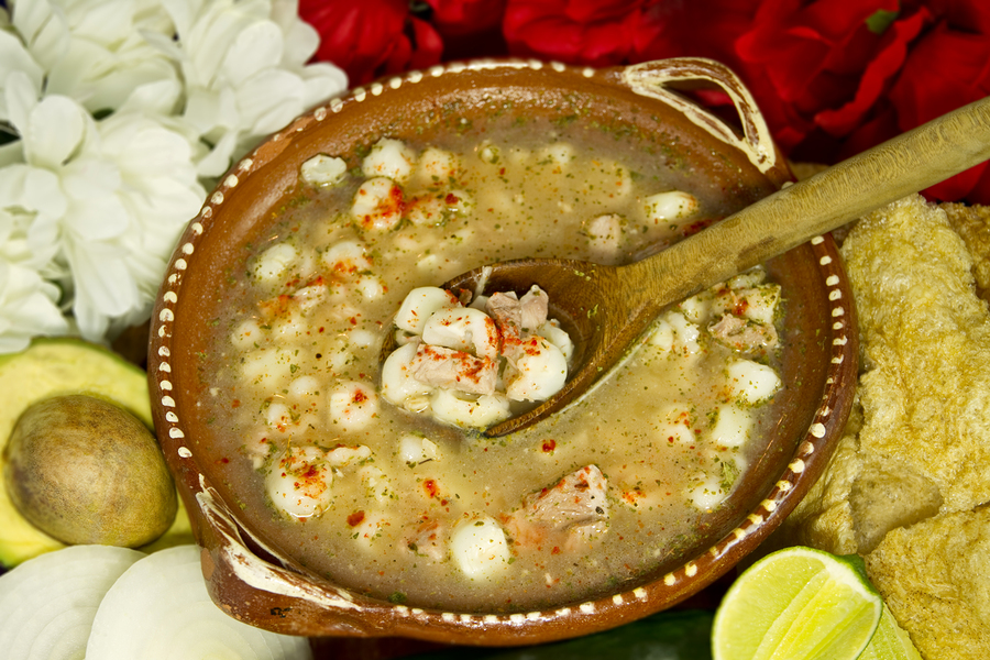 Pozole de pollo