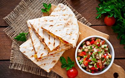 Quesadillas con pimientos