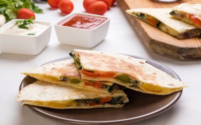 Quesadillas de rajas con queso