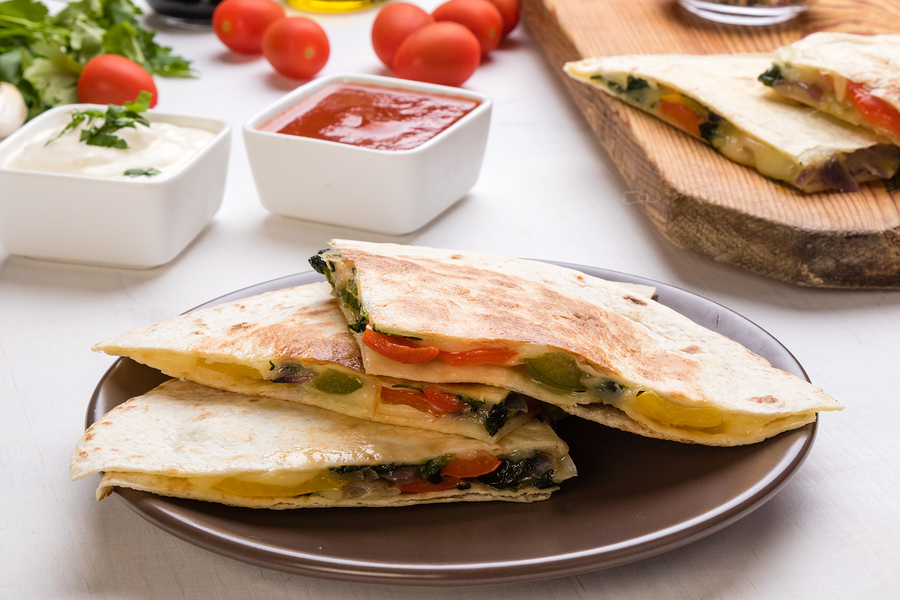 Quesadillas de rajas con queso - Vidactual