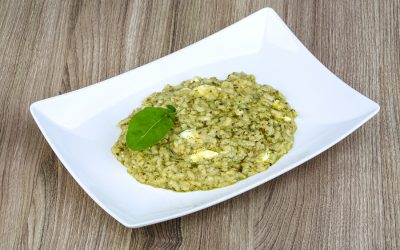 Risotto al pesto