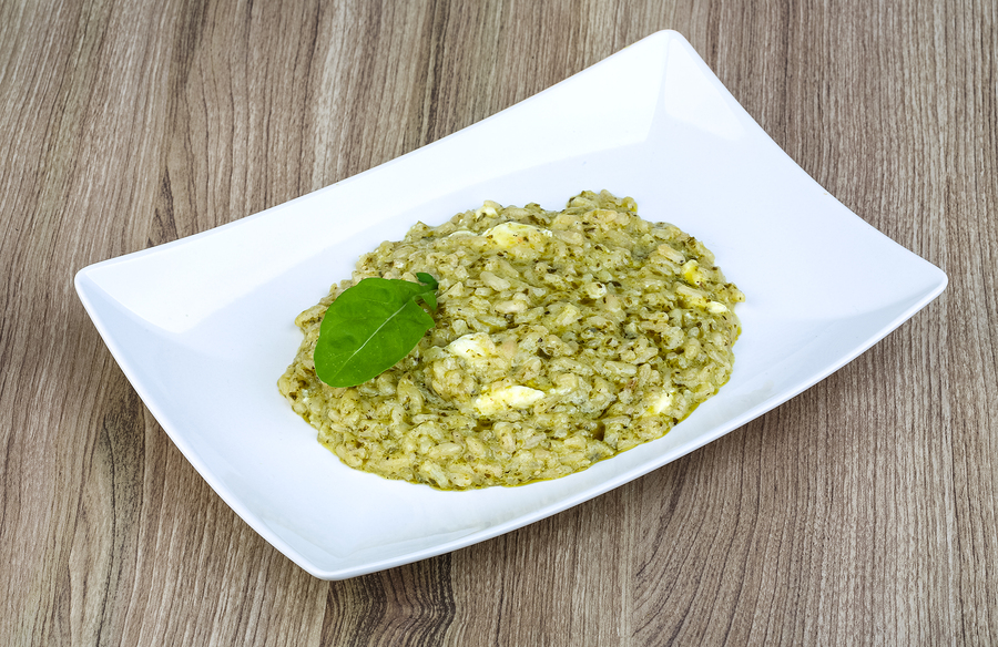 Risotto al pesto