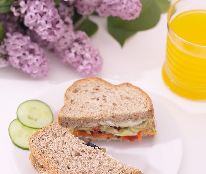 Sandwich de verduras