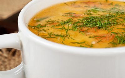 Sopa de flor de calabaza