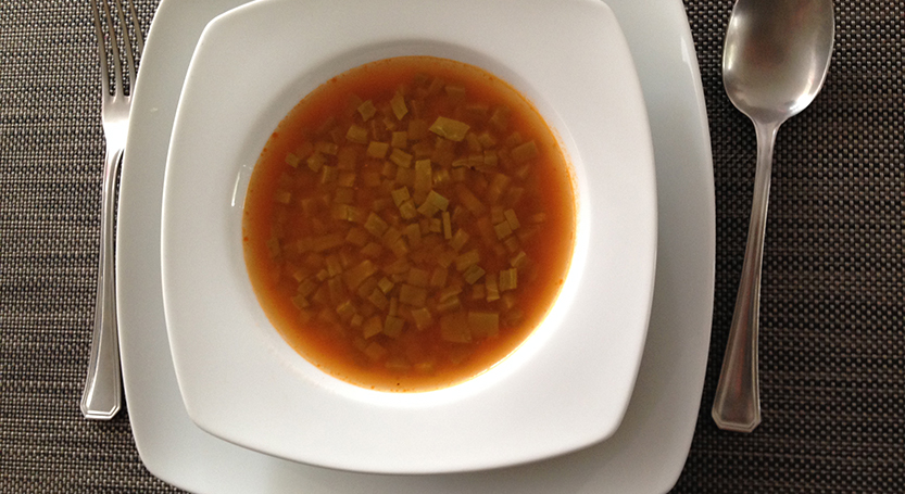 Sopa de nopales