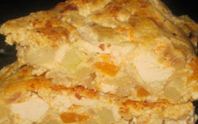 Tortilla de zanahoria y tofu