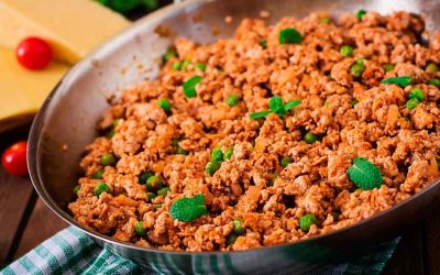 Tostadas de picadillo