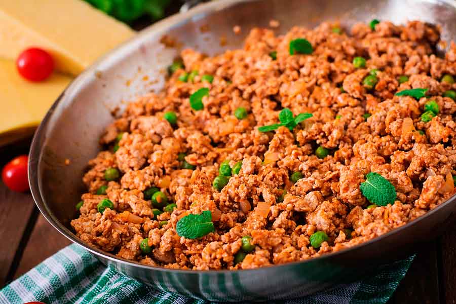 Tostadas de picadillo