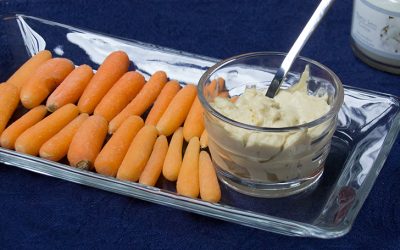 Zanahorias baby con hummus