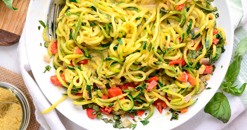 Zoodles de calabaza cremosos