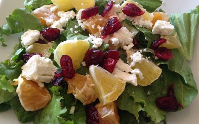 Ensalada de arándanos y cítricos