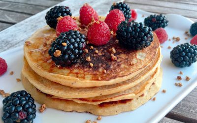 Hot cakes de avena