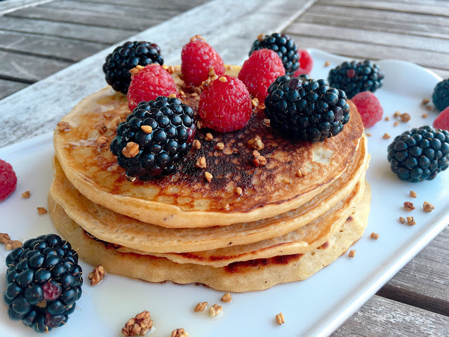 Hot cakes de avena