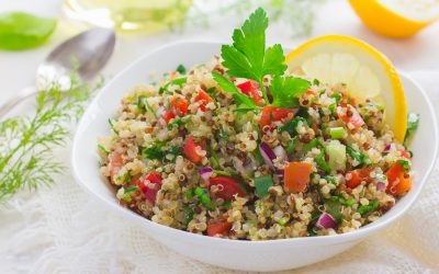 Ensalada de quinoa con verduras