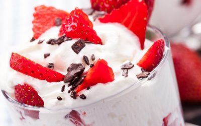 Mousse de fresa