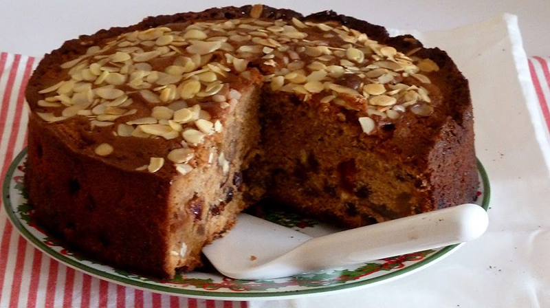 Pastel de almendras con coñac