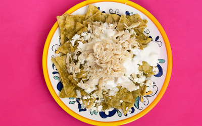 Chilaquiles de menos de 100 calorias