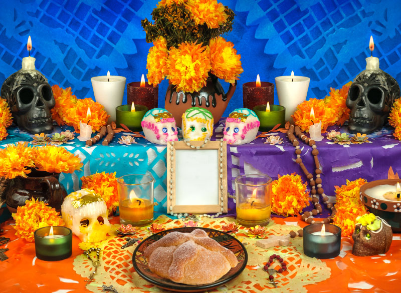 Altar del día de muertos