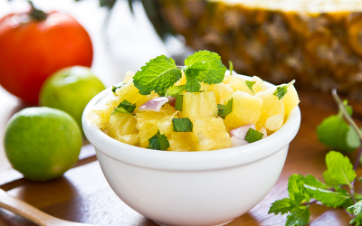 Salsa de piña al vino blanco